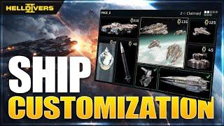 Helldivers 2 New Ship Customization & Progression Update