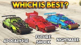 GTA 5 ONLINE : APOCALYPSE VS NIGHTMARE VS FUTURE SHOCK (WHICH IS BEST?)