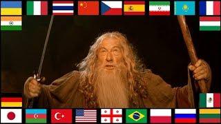 "YOU SHALL NOT PASS" in different languages