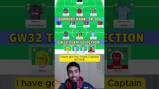 ‼️EXPERT REVEALS FPL Gameweek 32 Team  #fpl #fplwildcard