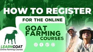 Our Learn Goat Online Course For Goat Farming #learning