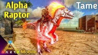 How to Tame an Alpha Raptor in Ark Mobile Revamp | Ultimate Taming Guide (Android/iOS)