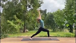 virabhadra ekapada baka asana vinyasa