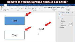 How to remove text box without removing text in word