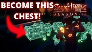 HOW TO OBTAIN THE CAPTAINS CHEST OF THE DAMNED DISGUISE! Sea of Thieves! Season 14!