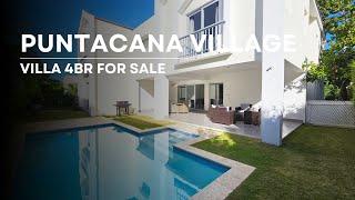 For Sale Villa with 4 bedrooms in Punta Cana Village, Dominican Republic