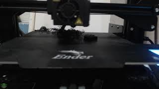 3d printing a calicat (fail)