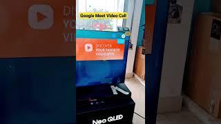 Google Meet Video Call in Samsung TV