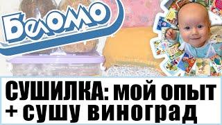 МОЙ ОПЫТ. Что и как сушу. Сушка винограда. Делаю изюм. Сушилка для овощей "Беломо 8360".
