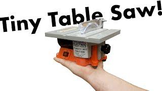 Can This Adorable Tiny Table Saw Do Anything Useful?