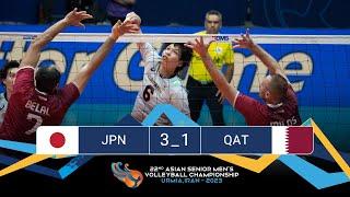 AVC MEN'S CHAMPIONSHIP 2023 | Qatar Vs. Japan match highlight