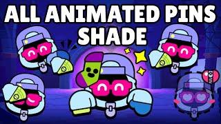 Shade Pins (Animated) | Brawl Stars | Orange Screen