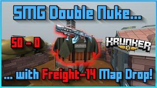 Flawless Map Drop Double Nuke in Krunker.io! [ SMG Gameplay ]