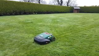 Robomow RS635 robot mower after week 1 . Fitted and supplied by www.dermotcasey.com