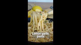 LEMON GARLIC PASTA   | Vegan recipes | by fitgreenmind | Recipe in description