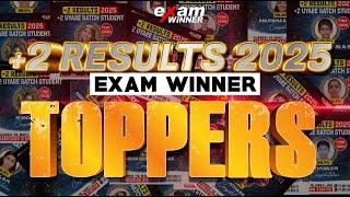 Plus Two 2025 Exam Winner Toppers | Plus Two Result 2025