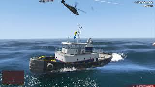 GTA 5 - Boat Battle + Six Star Escape (RDE 3.1.1)