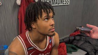 Arkansas players postgame interviews - Arkansas 75, St. John's 66