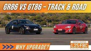 Toyota GR86 vs GT86 track and road test