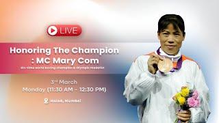 Felicitating ‘WORLD BOXING CHAMPION MC MARY KOM’ | Malad, Mumbai | 03-03-2025 at 11:30am