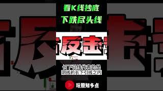 【K线分析】  K线抄底形态下跌尽头线  #投资新手必学  #k线图用法详解  #技术分析  #股票