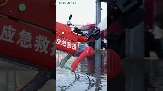 Firefighting Robot Dogs Now Equips with Water Canon