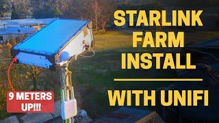 I put my new Starlink dish 9 meters up in the air