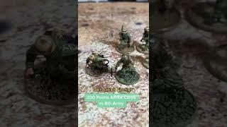 Bolt Action Firefight 200 Points Afrika Korps vs 8th Army showcase #shorts