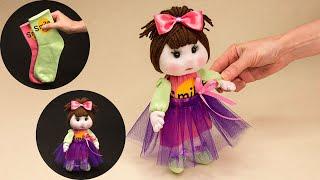 Doll out of socks with your own hands - do it yourself the doll!