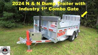 2024 New Dump Trailer “Combo Gate” -129 #N&NTrailers