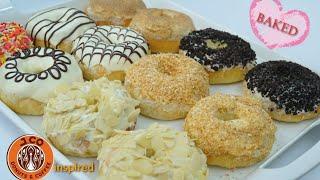 BAKED DONUT RECIPE PARA SAYO NG GUSTO NG MATAMIS PERO AYAW NG MALANGIS!!!