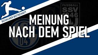 FC SCHALKE 04 vs SSV ULM 0:0 Schlechtes Spiel mit Chaostaktik