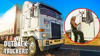 Ex Model Turned Truck Driver Takes On Unforgiving Outback Roads