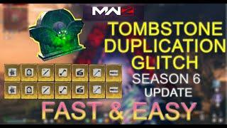 *ULTIMATE GUIDE* Latest Tombstone Duplication Glitch Fast & Easy MWZ SEASON 6 RELOADED UPDATE !!!!!