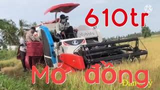 NÔNG THÔN TV | máy cắt kubota dc70 plus mới 610tr mở đồng vụ đông xuân Cà mau