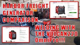 Harbor Freight Predator 2000/3500 Generator Powered Vulcan 220 Welding Test