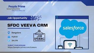 #SFDC Veeva CRM #Consultant #jobopenings | People Prime Jobs