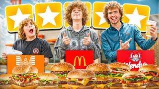 RATING WHO HAS THE BEST FAST FOOD BURGERS!