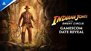 Indiana Jones and the Great Circle - Gamescom Date Reveal Trailer | PS5 Games