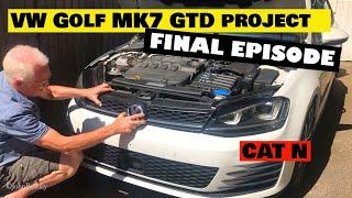 VW Golf Mk7 GTD 2017 final episode on DIY CAT N salvage restoration project with costs revealed.