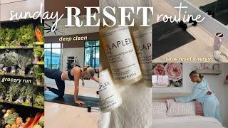 SUNDAY RESET VLOG!  slow mornings,  deep clean, groceries, & how i plan for the week!