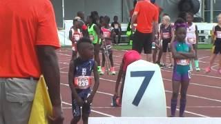 Marc-Anthony Stiff 6 year old 40m Hurdles 07/10/2015