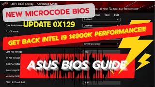 Guide to Undervolting and Sync all Cores Asus BIOS Intel i9 14900k Improve Temps and Performance! ️