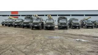 Автопарк буровых установок компании АкваБур