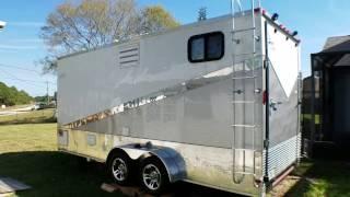 Cargo Trailer Conversion Toy Hauler Exterior - Tiny House - Tiny Home on Wheels