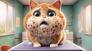 Cat gets Acne! #cat #cute #aicat