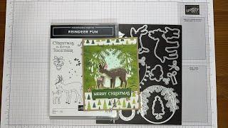 Stampin’ Up! Reindeer Fun Christmas Card Tutorial