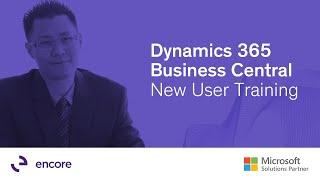 Dynamics 365 Business Central New User Training