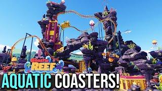 5 UNBELIEVABLE Aquatic Themed Roller Coasters!