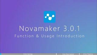 How to use the NovaMaker 3.0.1? | Function & Usage Tutorial